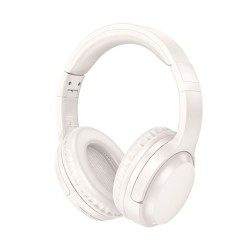 Auricular Borofone BO25 Blanco 40mm Inalambrico Bluetooth Y AUX