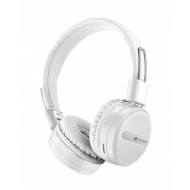 Deepbass R7 White Wireless/Hard Bass/TF Card/AUX Mode Headphones
