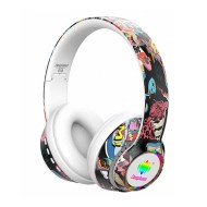 Deepbass R9 White Guepardo Hi-Fi/Wireless/RGB Light Headphones