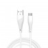 Cabo De Dados Wuw X196 Branco 2.4a 1m Usb Para Micro