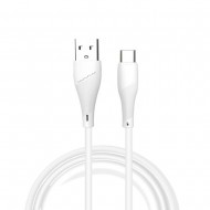 WUW X196 White 2.4A 1m Type-C USB Data Cable