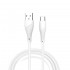 Cabo De Dados Usb Tipo C Wuw X196 Branco 2.4a 1m