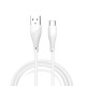 WUW X196 White 2.4A 1m Type-C USB Data Cable