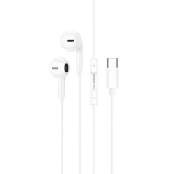 Borofone BM71 White 1.2m Stereo Type-C Earphones