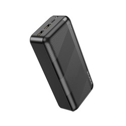 Power Bank Borofone Bj27b Preto 30000mah 2 Input Micro E Type-C/2 Usb Output