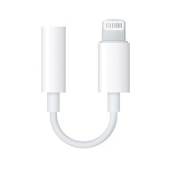 Lightning To Headphone Jack Adapter Accetel AU112 White BTS Iphone To 3.5mm