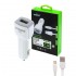 Carregador De Isqueiro New Science Ref:6695 Branco 2.1a Usb Para Iphone