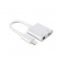 Lightning To Headphone Jack Adapter New Science Ref:0396 Branco 3.5mm E Lightning