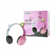 New Science A-626 Pink Catear Wireless Headphones