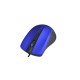 MTK K3376 ABS 3D 1000 DPI 1.4m Blue Mouse With USB Cable