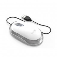 MTK K3100 White 1.4m 3D USB Wired Mouse