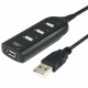 Usb 2.0 Hub Mtk At658 Preto 4 Ports