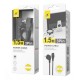 One Plus AU301 Black 3 Pin 1.5m Power Cable