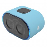 Mini Coluna Bluetooth One Plus Nf4063 Azul 300mah Tws