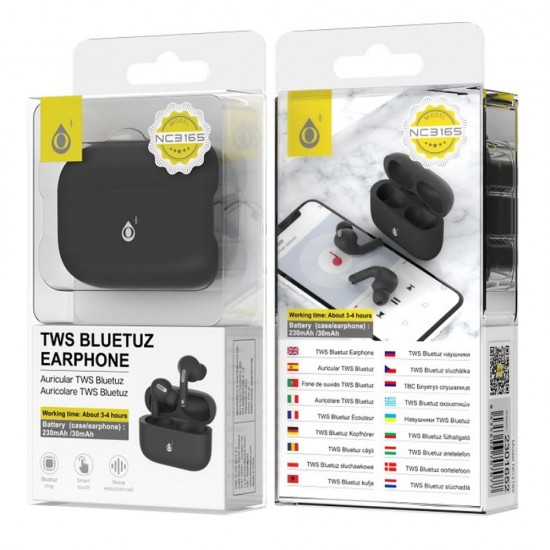 One Plus Nc3165 Black Tws Bluetuz Earbuds