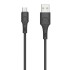 Micro Usb One Plus Cable Nb1253 2.4a, 1m Compatible With Fast Charging Black