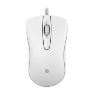 One Plus NG6045 White 1000 DPI 1.35m Mouse With USB Cable