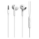 One Plus NC3189 White 3.5mm Stereo Earphones