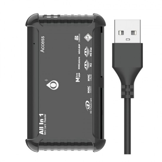 One Plus NG6055 Black SD/XD/MS/CF/TF/M2 Card Reader