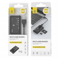One Plus NG6055 Black SD/XD/MS/CF/TF/M2 Card Reader