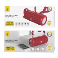 One Plus NF4077 Red 1200mAh Wireless Bluetooth Speaker With Shoulder Strap