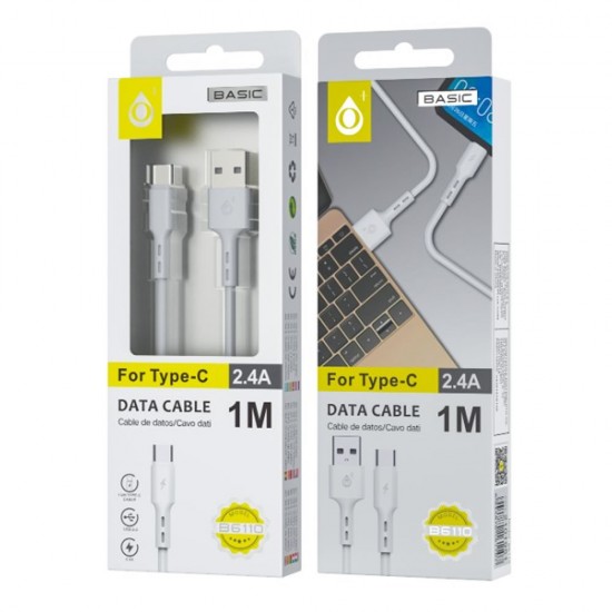 One Plus B6110 USB Type-C Data Cable White 3.4A 1m