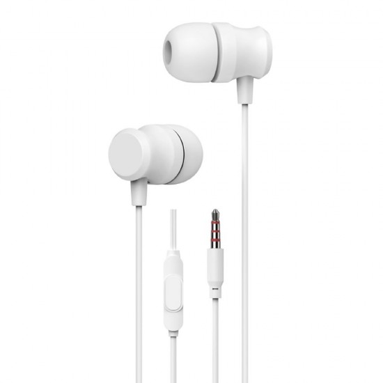 Auricular One Plus C6193 Branco 3.5mm Plug 1.2m High-Clarity