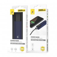 Power Bank One Plus D6210 Azul 2600mah 1 Usb Output 1 Micro Input