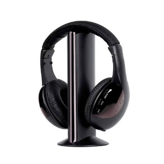 Auscultador Mtk Tc3213 Preto Wireless Headphone Para Tv/Dvd/Pc/Hi-Fi