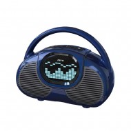 MTK TF4177 Blue 15000mAh 80W Bluetooth Hifi Speaker With Light/TWS BTS/USB/TF