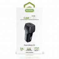 Accetel CC290S Black 3.0A/20W/24V/Type-C Car Adapter