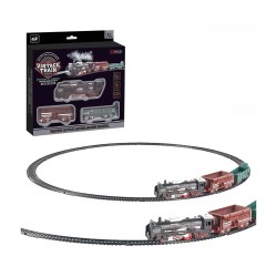 OEM Train Track Set With 2 Wagons