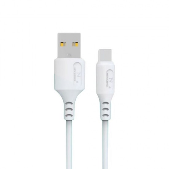 Cabo De Dados Usb Tipo C New Science Se-02 Branco 5.0a 2m