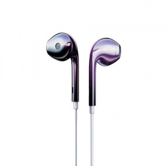 Auricular New Science L-6 Roxo Para Iphone Com Microfone