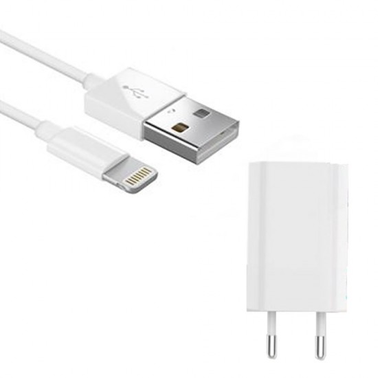 Carregador 240v New Science Carga Super Rápida Sld-T35 Branco 2.4a 12w Para Iphone