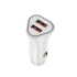 New Science SLD-C07 White 3.0A/40W/2 USB Cigarette Lighter Adapter