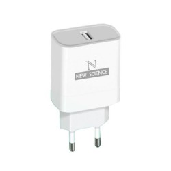 New Science SLD-T70 USB Adapter White 25W/3.0A Super Fast Charging
