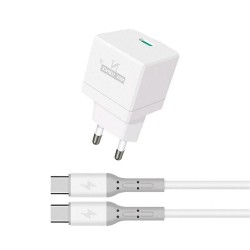 New Science SLD-T55 White 240V 30W 5.0A USB-C To Type-C Charger