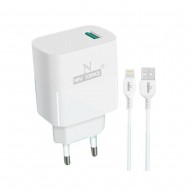 New Science SLD-T71 White 240V 25W 3.0A USB To Iphone Charger