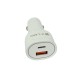 Adaptador De Isqueiro G-Leko Dc-26 Branco 20w/24v/Usb E Tipo C