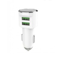 New Science DC-27 High Speed White 17W/3.4A/2USB Lighter Adapter