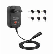 Universal Accetel PCA 30W Black With Usb Port Charger