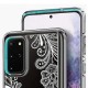 Capa Silicone Dura Com Desenho Samsung Galaxy S20 Plus Transparente Mandala