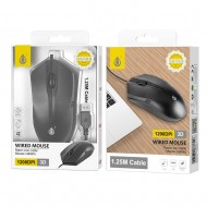 One Plus G5059 Black 1200 DPI 1.25m Mouse With USB Cable