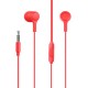 Auricular One Plus C5146 Vermelho 3.5mm Plug 1.2m High-Clarity