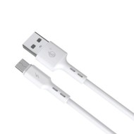 One Plus B6108 Micro USB Data Cable White 2.4A 1m