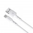 Cabo De Dados One Plus B6108 Branco 2.4a 1m Micro Usb