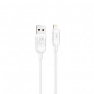 Cabo De Dados Qcharx Lisbon Branco 3a 1m Para Iphone