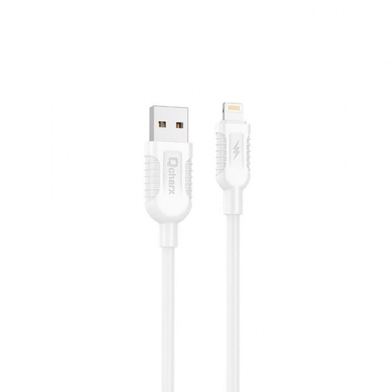 Cabo De Dados Qcharx Lisbon Branco 3a 1m Para Iphone