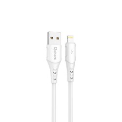 Qcharx Athens White 18W 3A 1m Data Cable For Iphone